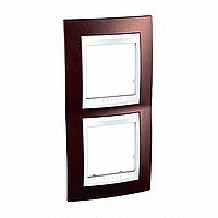 ХАМЕЛЕОН РАМКА 2-постовая, вертикальная, БЕЛЫЙ/ ТЕРРАКОТОВЫЙ