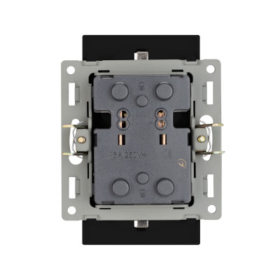 043765 - Механизм электрической розетки SCT-MEUD-PL-BK (250V, 16A) (Arlight, -)