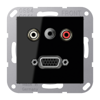 2x Cinch Audio (RCA) / Stereo Jack (TRS 3.5 mm) / VGA, MAA1072SW