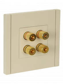 FORTE&PIANO Аудиорозетка 4-мест. FP439 ван. IEK, FP-S40-K10