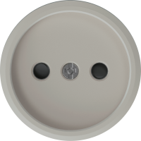 Donel D16 матовый кашемир Накладка для розетки без заземления, со шторками 16A 250 В~, DO21635