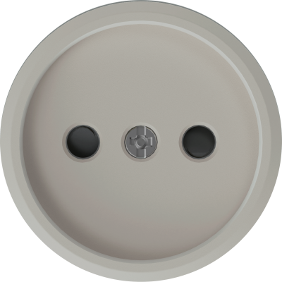 Donel D16 матовый кашемир Накладка для розетки без заземления, со шторками 16A 250 В~, DO21635