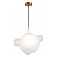 ST LUCE SL1133.503.01 Светильник подвесной ST-Luce Латунь/Белый E27 1*60W