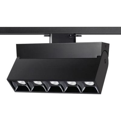 Novotech 358324 PORT NT19 076 черный Светильник трековый однофазный трехжильный IP33 LED 4000К 25W 110-265V EOS