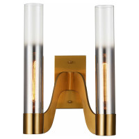 ST LUCE SL1235.301.02 Бра ST-Luce Латунь/Хром, Прозрачный E14 2*40W