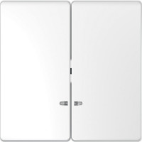 D-Life Клавиша 2-ная с линзой для LED-модуля, белый лотос