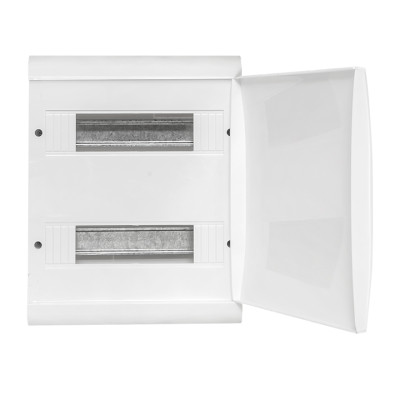 Щит распределительный ЩРН-П-24 (пром, упаковка) белая дверца IP41 Basic, pb-n-24w-bas