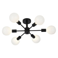 Evoluce SL419.402.06 Светильник потолочный Черный E27 6*60W