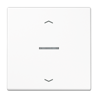 Клавиша для KNX кнопки, 1 группа, с окошком и символами"стрелки"; дюропласт; белый, LS101KO5PWW