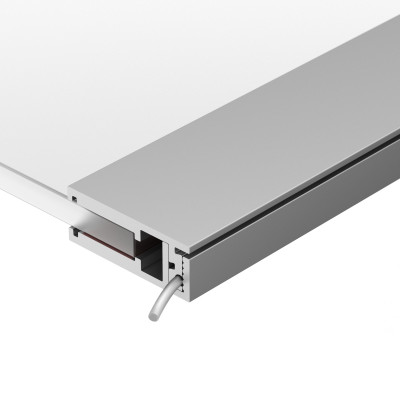 Профиль KLUS-GLASS-56-2000 ANOD (Arlight, Алюминий), 019193