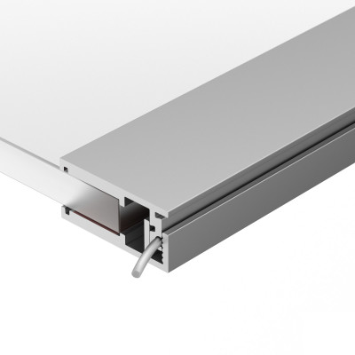 Профиль KLUS-GLASS-56-2000 ANOD (Arlight, Алюминий), 019193