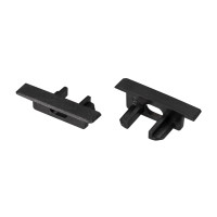 Заглушка для MIC-FS чёрная с отверстием (Arlight, Пластик), 040124