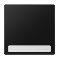 Клавиша для балансирных выключателей с полем для надписи; дюропласт; черный матовый, LS990NASWM Клавиша для балансирных выключателей с полем для надписи; дюропласт; черный матовый, LS990NASWM