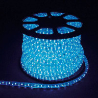 Дюралайт (лента светодиодная), 2W 100м 230V 36LED/м 13мм, синий, LED-R2W с 2 заглушками, 2 сетевыми шнурами, 2 коннекторами в комплекте, Feron 26065
