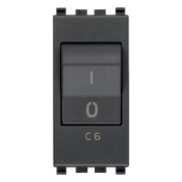 Vimar Выключатель термомагнитный 1P+N C6 120-230V, 20405.06