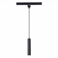 ST LUCE ST151.406.01 Светильник трековый Черный GU10 1*50W IP20 D54xH290 220V Без ламп