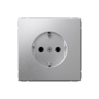 GAL000343 - ARTGALLERY РОЗЕТКА с заземлением, 16А, механизм, АЛЮМИНИЙ, Systeme Electric