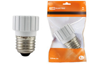 Переходник E27-GU10, белый, TDM Electric, SQ0335-1006
