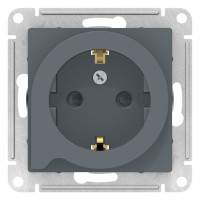 ATN000747 - AtlasDesign РОЗЕТКА с заземлением со шторками с выталк., 16А, механизм, ГРИФЕЛЬ ATN000747 - AtlasDesign РОЗЕТКА с заземлением со шторками с выталк., 16А, механизм, ГРИФЕЛЬ