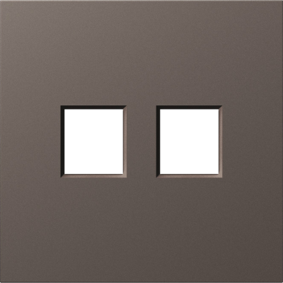 Donel S08 мокко накладка 2-я для розеток RJ45,TV,SAT , серия DB, DS86953