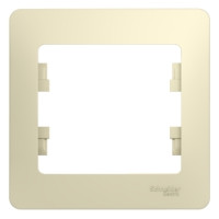 GLOSSA 1-постовая РАМКА, БЕЖЕВЫЙ GLOSSA 1-постовая РАМКА, БЕЖЕВЫЙ