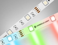 Светодиодная лента 12В 5050 30Led 7.2Вт/м Цветная RGB IP20 5м, AMBRELLA LIGHT, GS2201