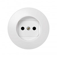 Simon S88 Накладка на розетку 75431-39, S88, белый, 88040-60