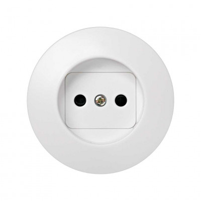 Simon S88 Накладка на розетку 75431-39, S88, белый, 88040-60