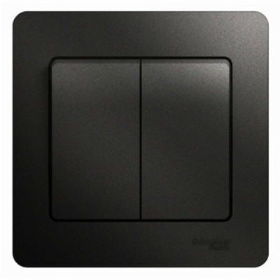 2-кл. ВЫКЛЮЧАТЕЛЬ, сх.5, 10АХ, в сборе, АНТРАЦИТ