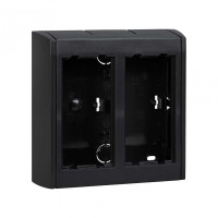 Simon Connect Графит Коробка Cima Pro в сборе для наружного монтажа на 2 Cima-модуля, SBC200-14