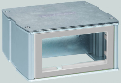 Simon SConnect Минибашня 2-сторонн. на 4 мод. К45, 70х133х128, алюминий, KT400-8