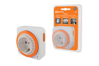 Таймер розеточный ТРМ-02-15мин/24ч-16А (суточный, квадратный) TDM Electric, SQ1506-0003