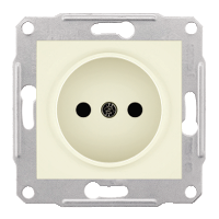 SDN2900147 - SE Sedna Беж Розетка 1-я б/з, Schneider Electric