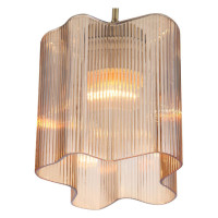 ST LUCE SL117.303.01 Подвес ST-Luce Бронзовый/Янтарный E27 1*60W