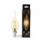 Лампа Gauss Filament Свеча на ветру 5W 400lm 2700К Е14 golden LED 1/10/50, 104801005
