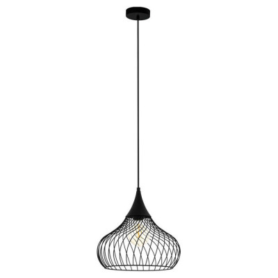 43344 Подвес STAVERTON, 1х60W(E27), ?365, H1100, сталь, черный