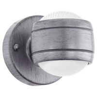 96267 Уличный светодиодный настен светильник SESIMBA, 2x3,7W(LED), гальваниз. сталь, состаренное сер