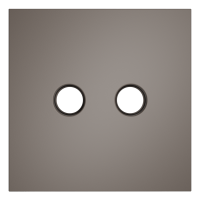 Накладка для розетки телевизионной оконечной TV+SAT, S70 (капучино), VLS001614