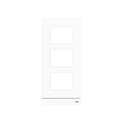51023CF-W - Рамка станции вызова, размер 1/3, белая - 2TMA070130W0054