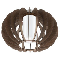 95589 Потолочный светильник STELLATO 3, 1х60W (E27), ?400, H275, сталь, никель мат. /дерево, стекло,