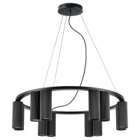 Lightstar 718127 (MD2166-12A) Люстра ROMA 12х28W GU10 (led) MATT BLACK (в комплекте)