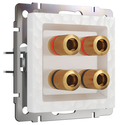 Werkel W1285001/ Акустическая розетка (hammer белый), a052011