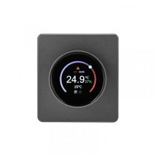 Терморегулятор ROUND Wi-Fi с/у титан KRANZ, KR-78-0728-2