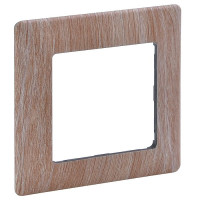 754181 - Valena LIFE.Рамка "Светлое дерево".1-постовая универсальная, Legrand