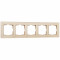 Werkel W0051111/ Рамка на 5 постов Favorit (шампань,стекло), a050795