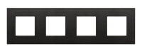 N2274 AN - Рамка 4-постовая, серия Zenit, цвет антрацит - 2CLA227400N1801 N2274 AN - Рамка 4-постовая, серия Zenit, цвет антрацит - 2CLA227400N1801