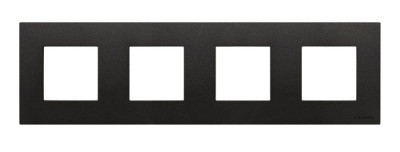 N2274 AN - Рамка 4-постовая, серия Zenit, цвет антрацит - 2CLA227400N1801