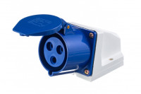 26031DEK - Розетка стационарная 123 2Р+РЕ 32А 220В IP44 РС-102, Schneider Electric