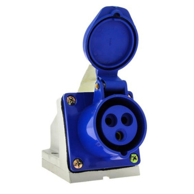 26031DEK - Розетка стационарная 123 2Р+РЕ 32А 220В IP44 РС-102, Schneider Electric