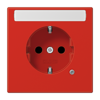 SCHUKO розетка с полем для надписи 9x58 мм, LS1520BFNAKORT